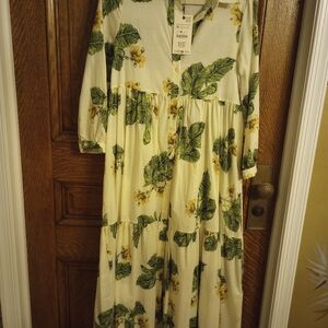 Zara NWT, Tiered Dress Size M